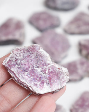 Gem Lepidolite Mica Slice