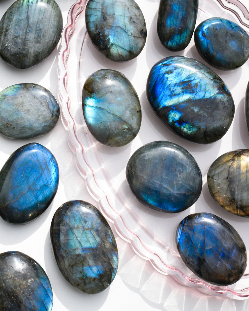 Labradorite Palm Stone