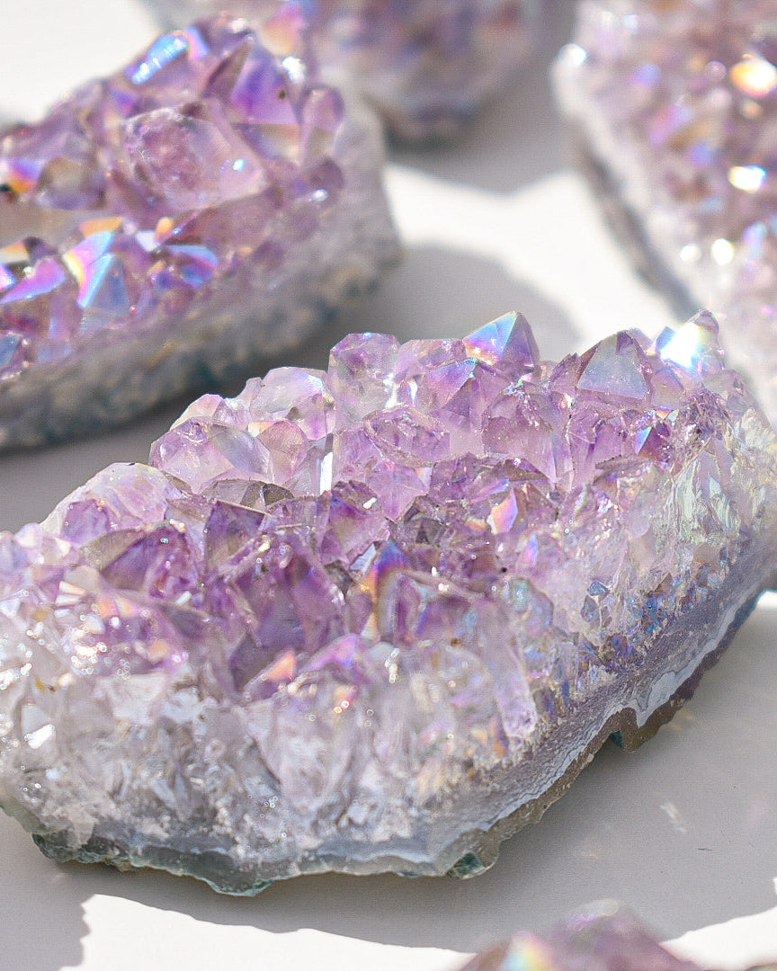 Amethyst Aura Cluster