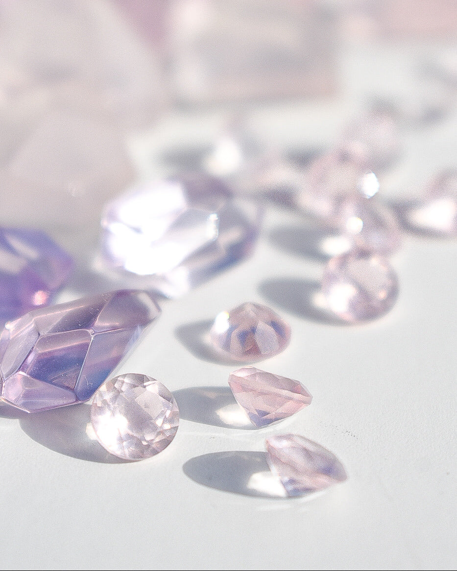 Rose Quartz Faceted Tiny Gem