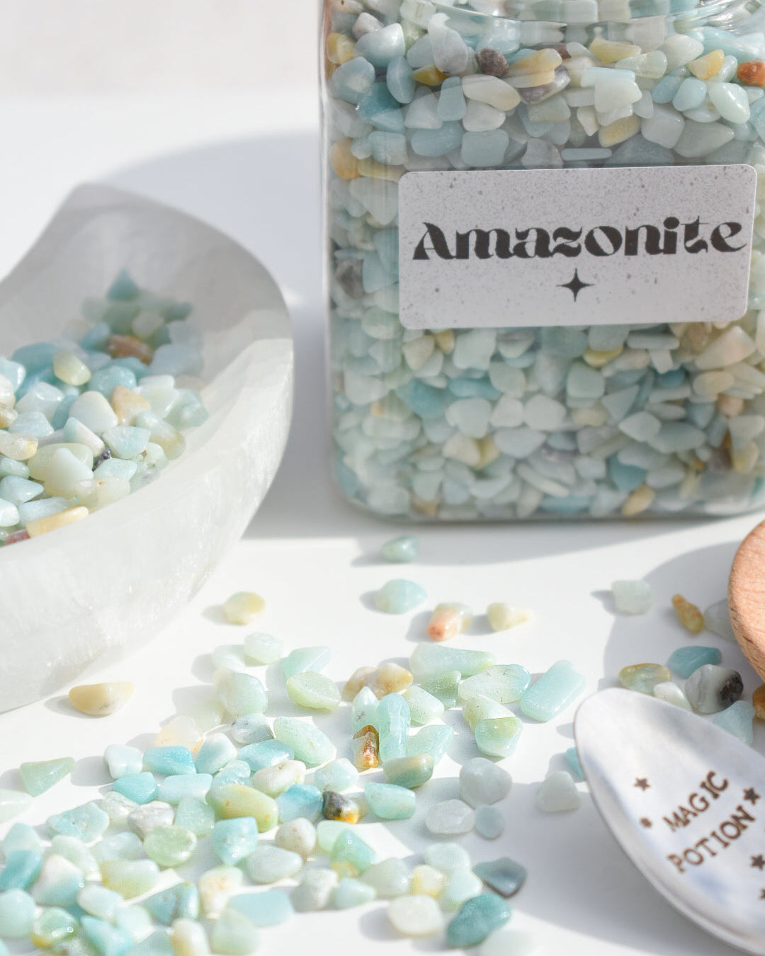 Amazonite Crystal Chips