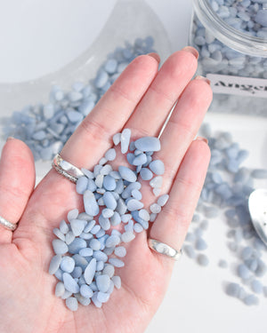 Angelite Crystal Chips