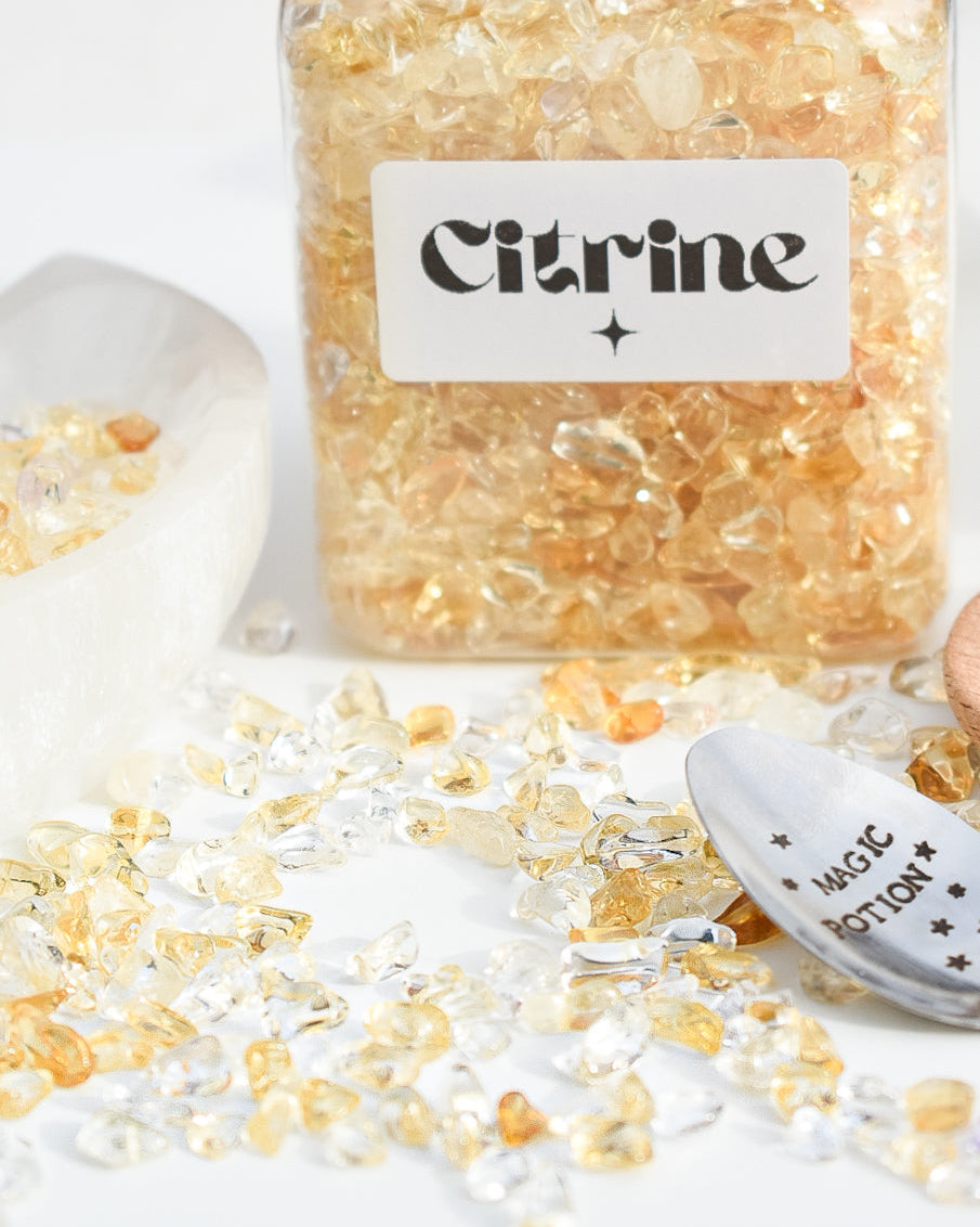 Citrine Crystal Chips