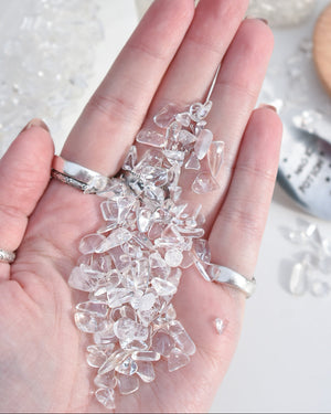 Clear Quartz Crystal Chips