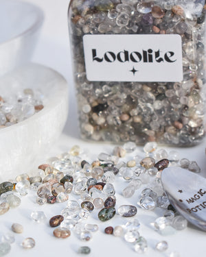Lodolite Crystal Chips