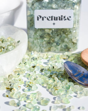 Prehnite Crystal Chips