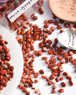 Red Jasper Crystal Chips