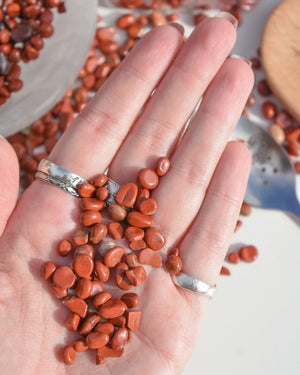 Red Jasper Crystal Chips