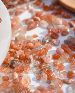 Sunstone Crystal Chips