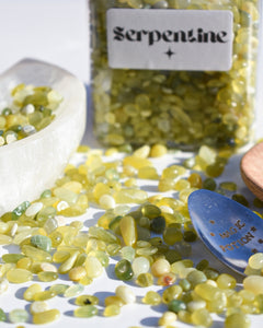 Serpentine Crystal Chips