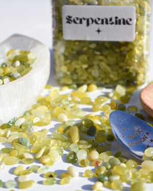 Serpentine Crystal Chips