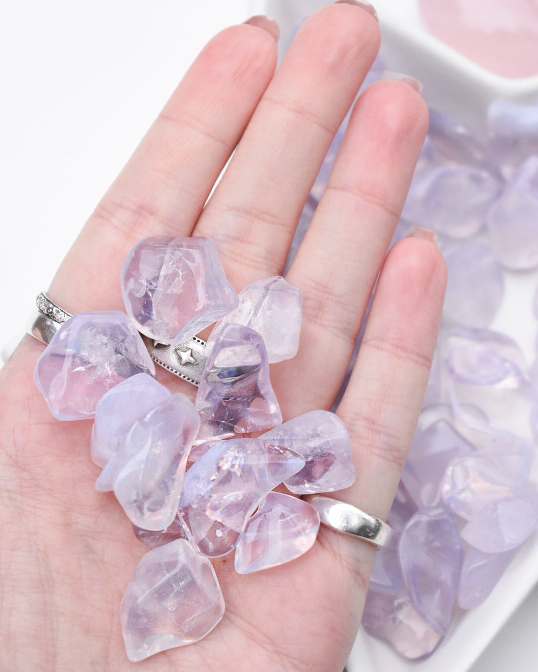 Lavender Moon Quartz Tumble Stone