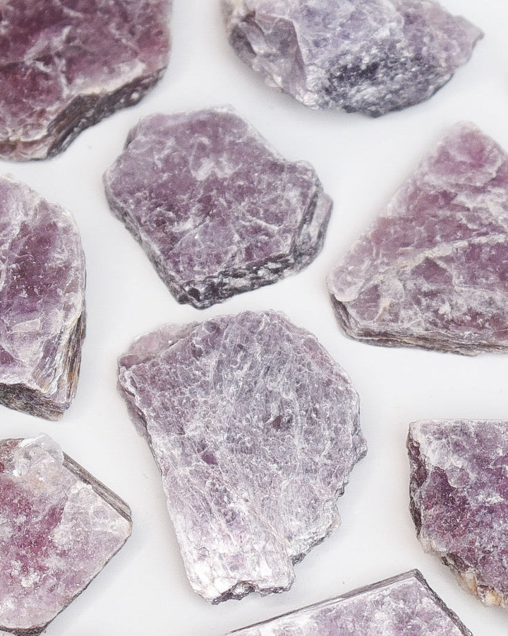 Gem Lepidolite Mica Slice
