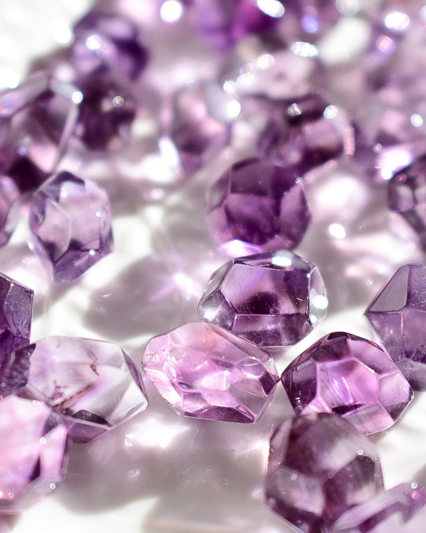 Smoky Amethyst Faceted Gem