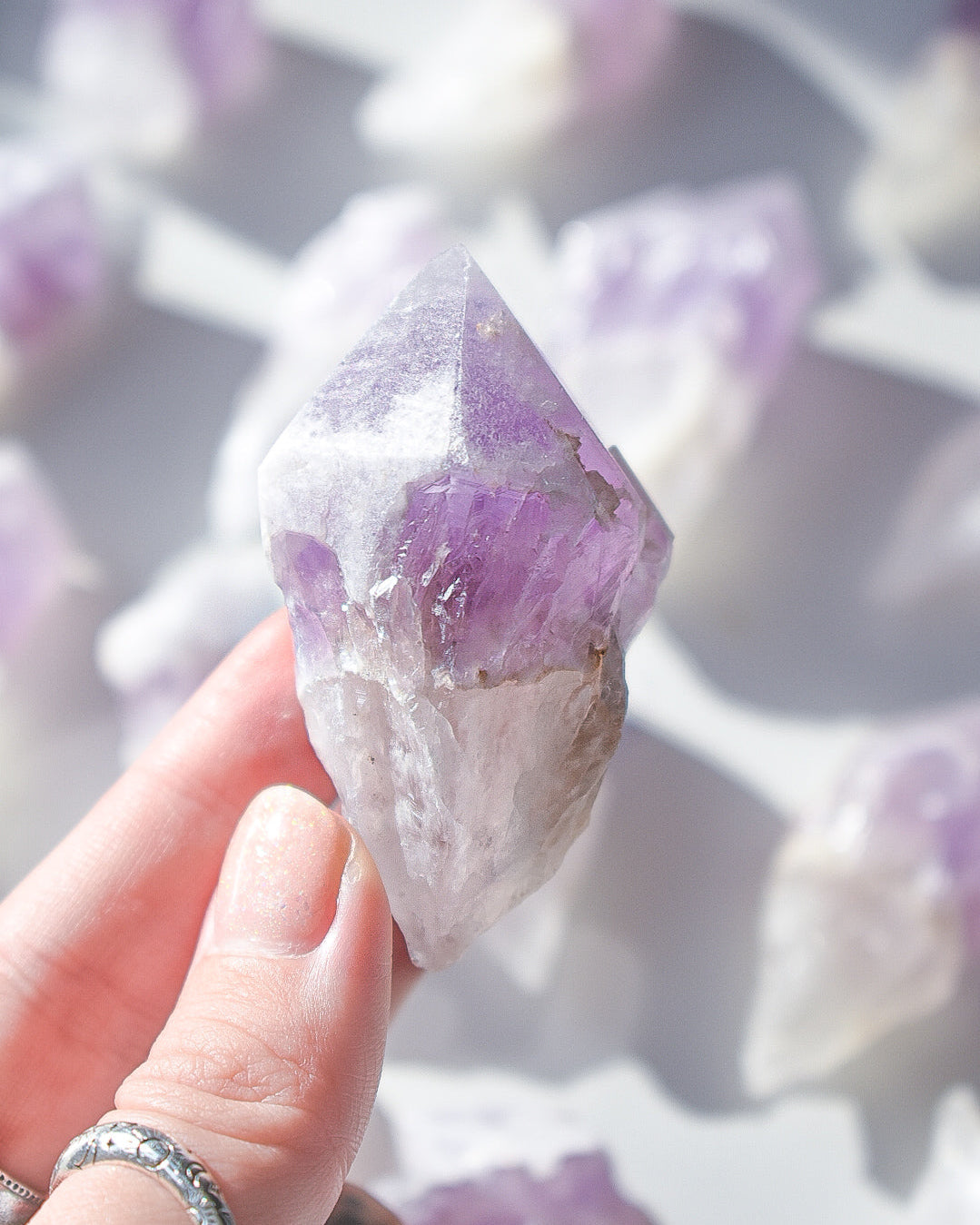 Snow Cap Amethyst Root 9
