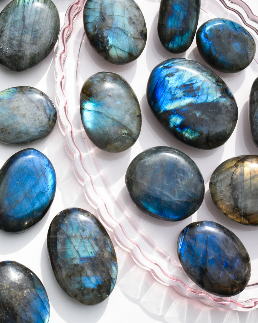 Perfectly Imperfect - Labradorite Palm Stone