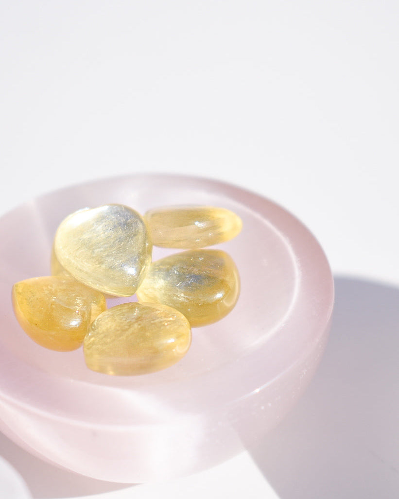 Golden Mica Mini Heart