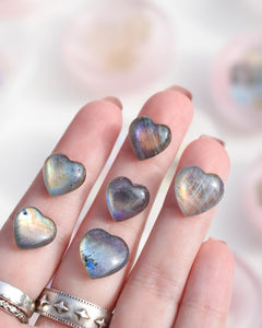 Labradorite Mini Heart