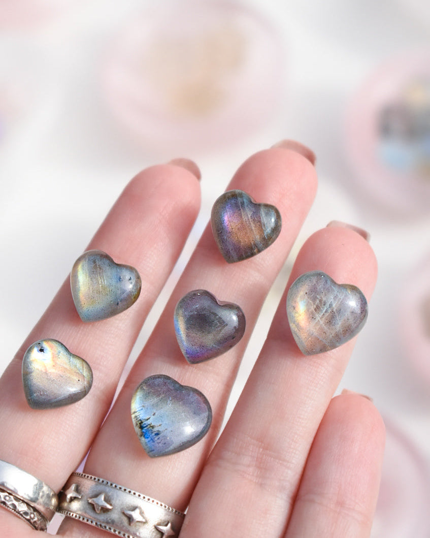 Labradorite Mini Heart