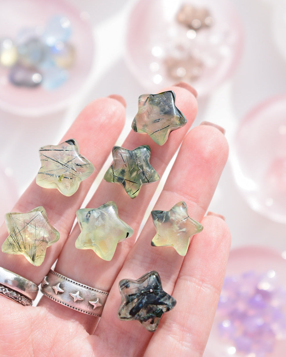 Prehnite Mini Star