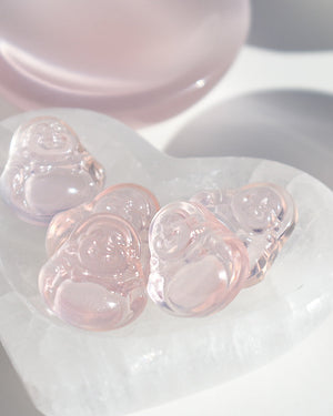 Rose Quartz Buddha Cab