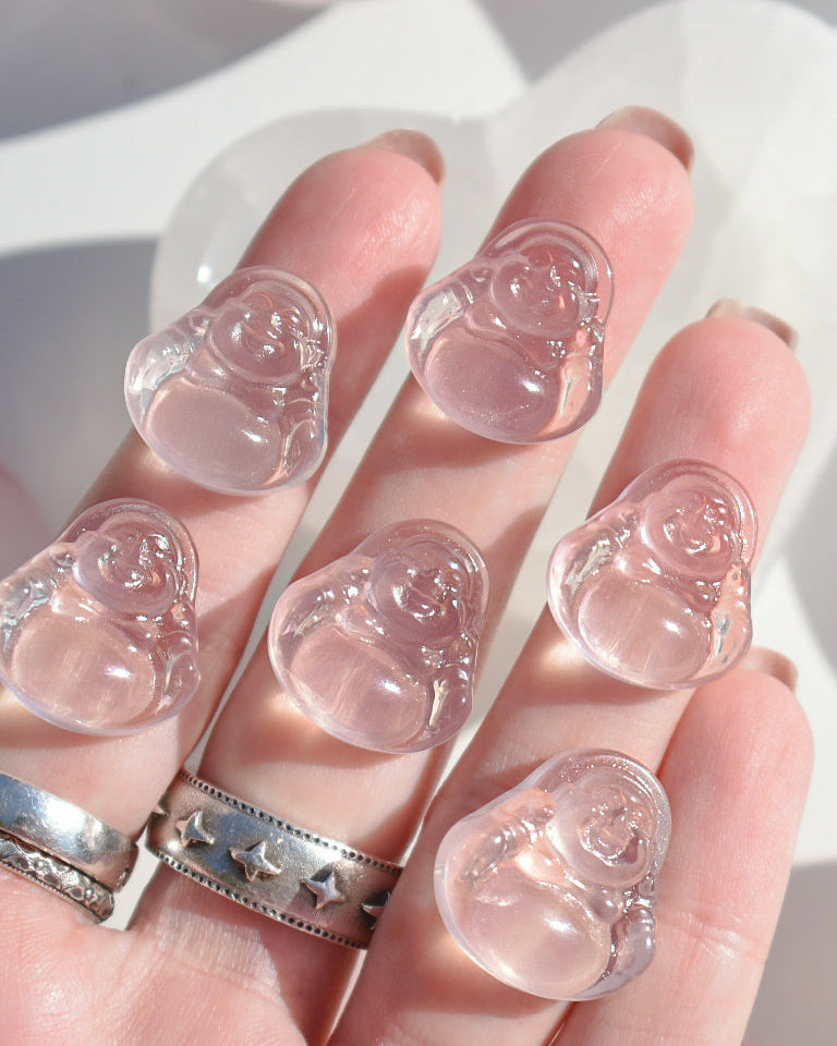 Rose Quartz Buddha Cab