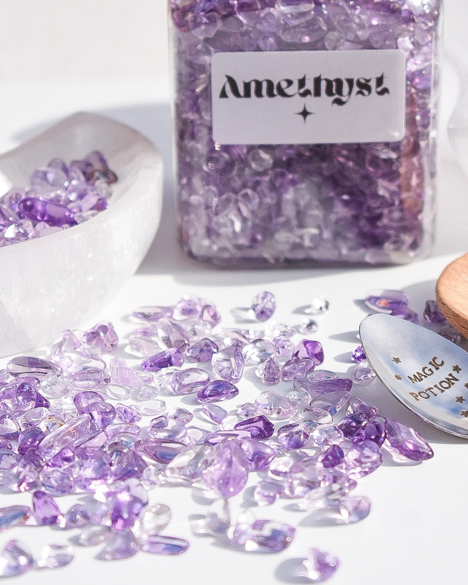 Amethyst Crystal Chips