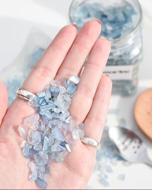 Aquamarine Crystal Chips