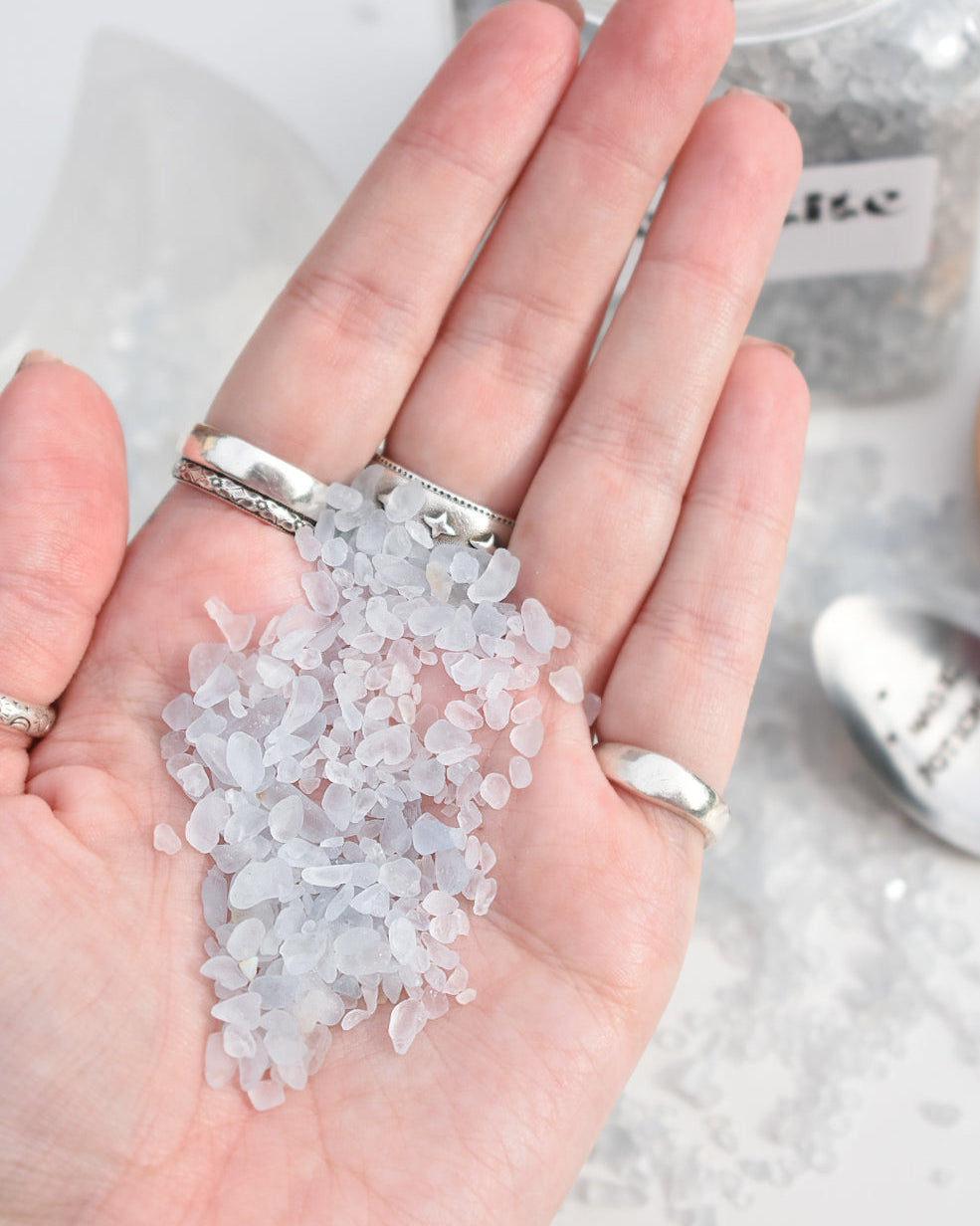 Celestite Crystal Chips