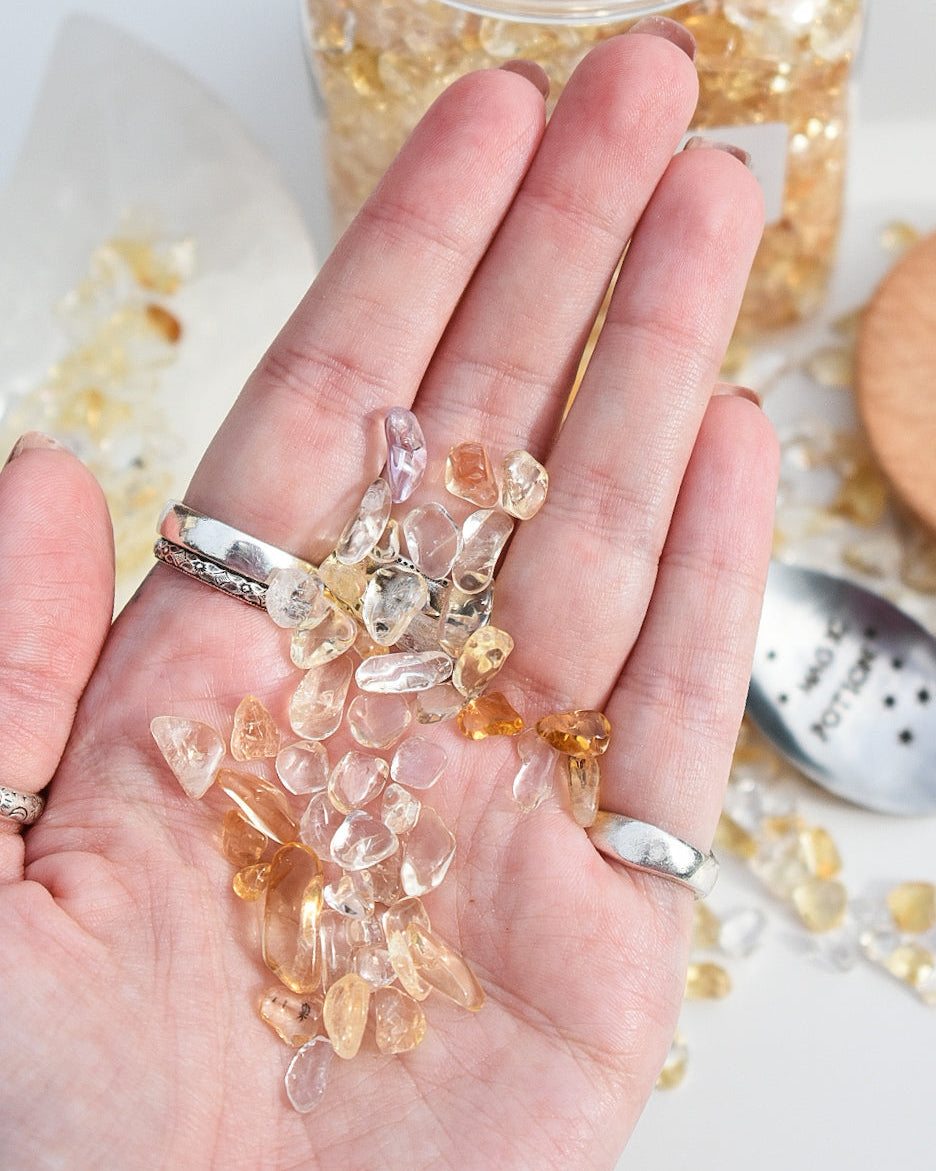 Citrine Crystal Chips