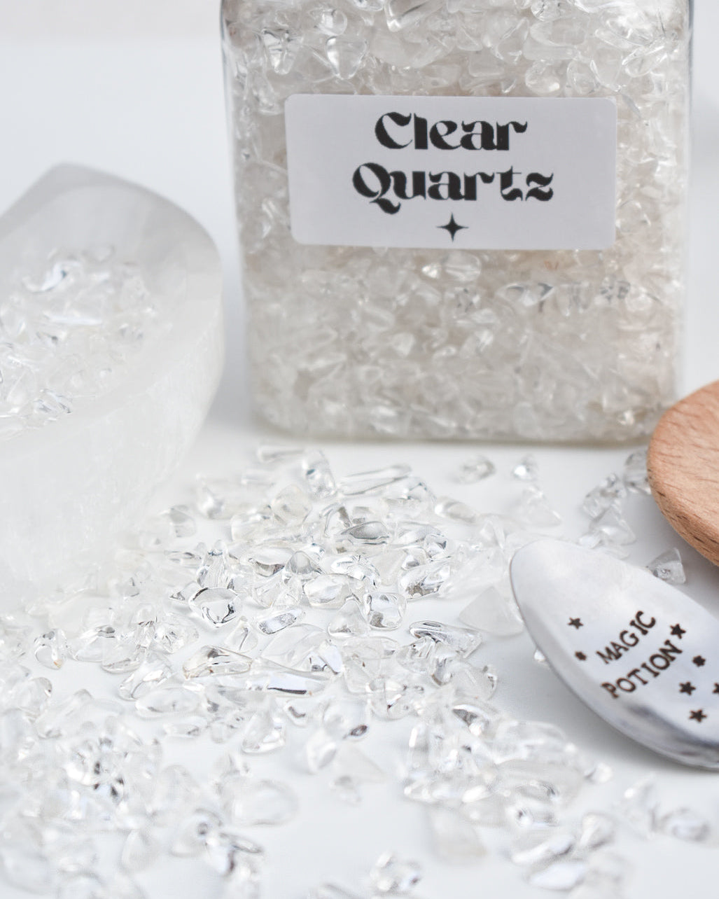 Clear Quartz Crystal Chips