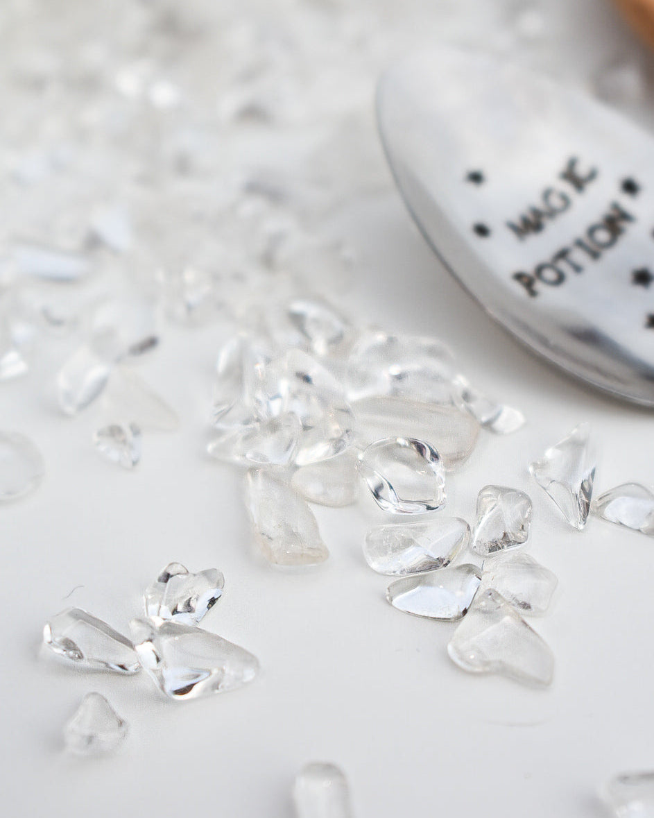 Clear Quartz Crystal Chips