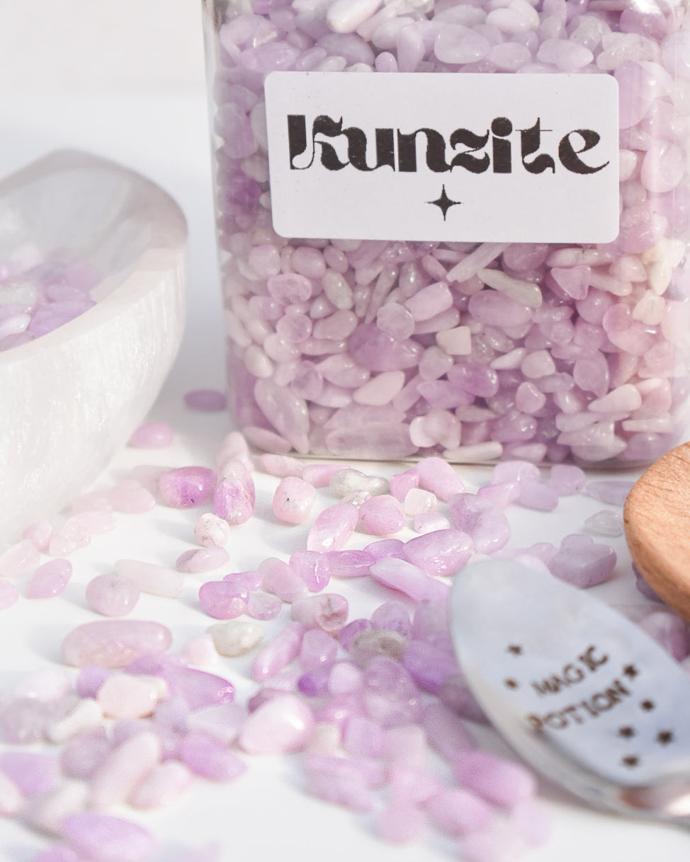 Kunzite Crystal Chips