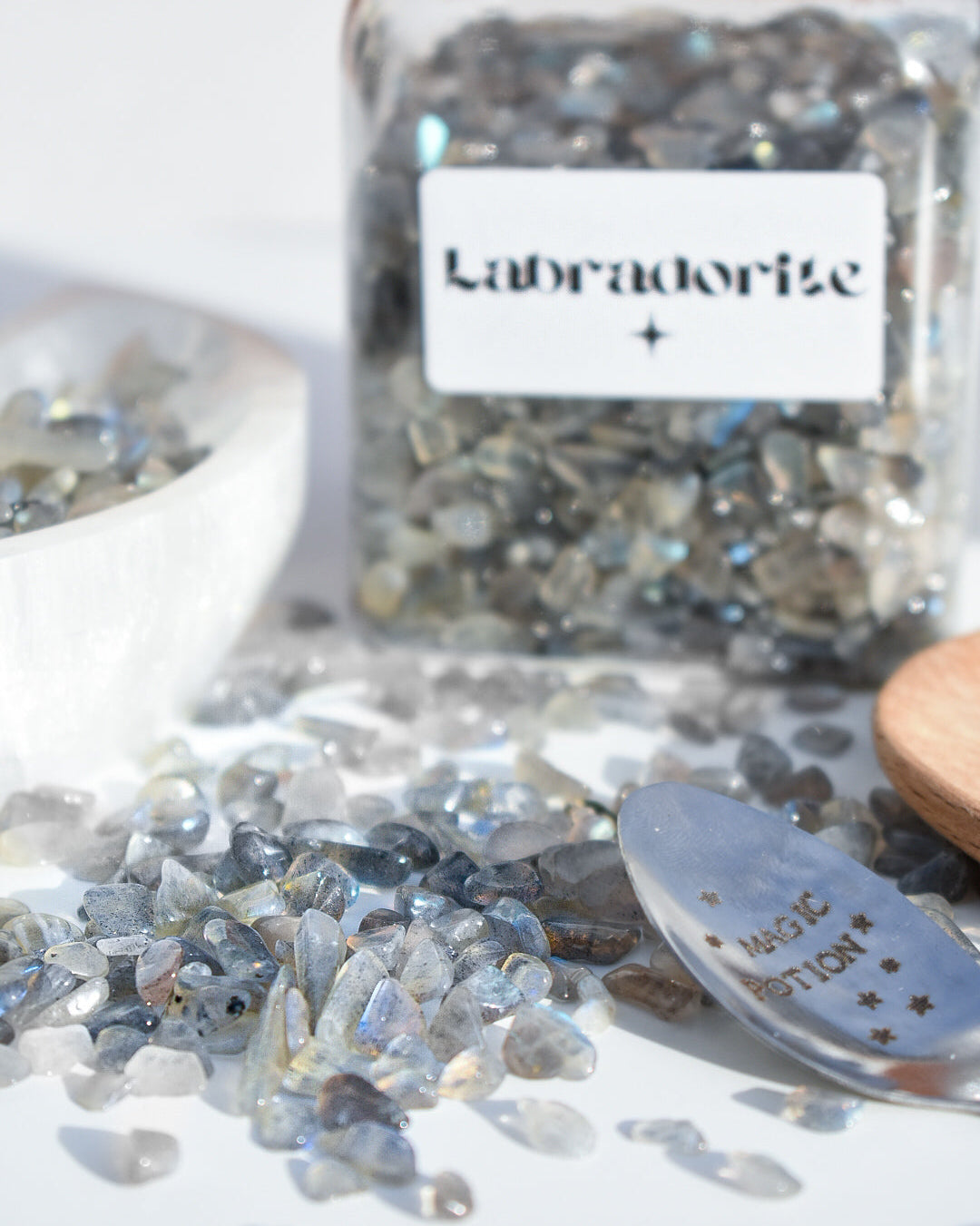 Labradorite Crystal Chips