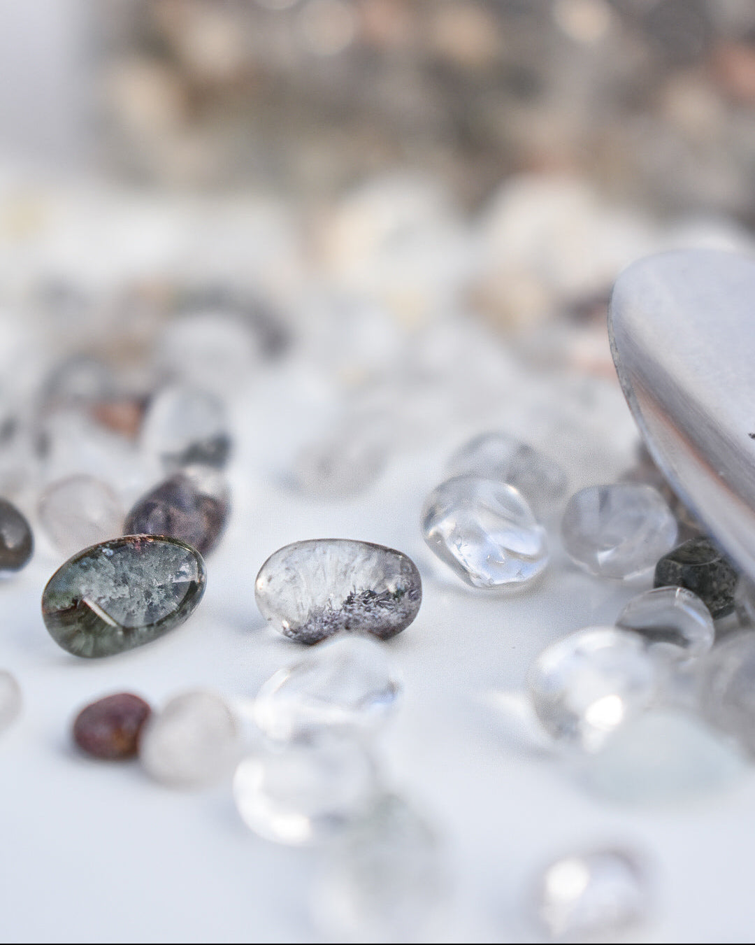 Lodolite Crystal Chips
