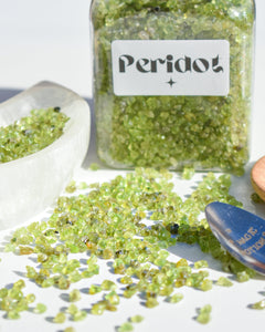 Peridot Crystal Chips