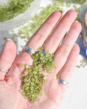 Peridot Crystal Chips