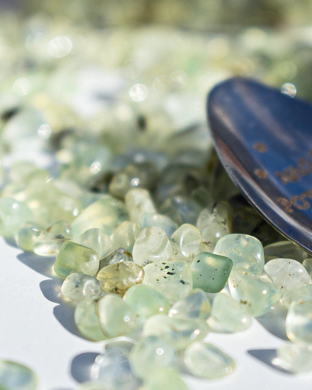 Prehnite Crystal Chips
