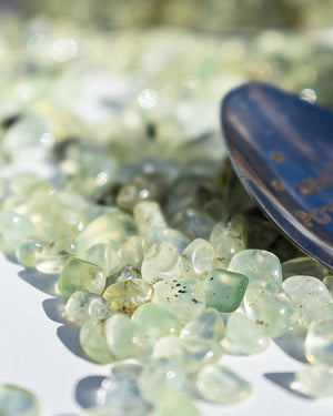 Prehnite Crystal Chips
