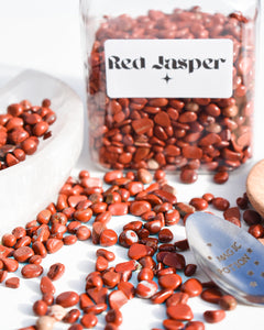 Red Jasper Crystal Chips
