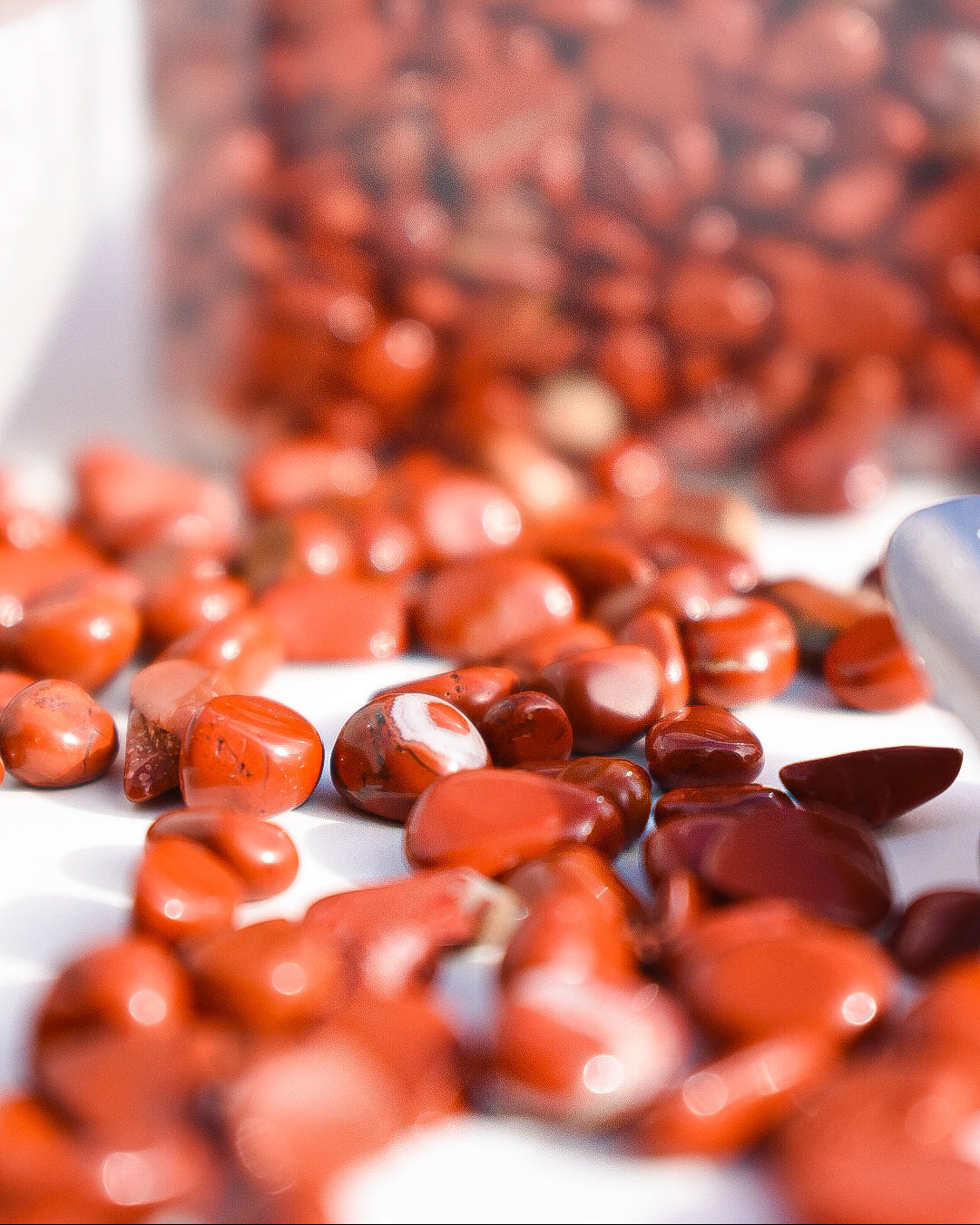 Red Jasper Crystal Chips